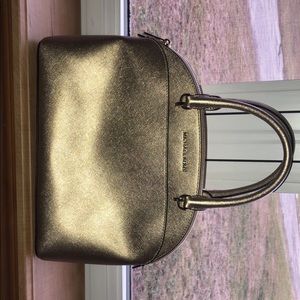 Gold Michael Kors Purse